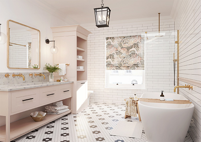 Maggie, Blush - Twist&Fit Roman Blind - Image 7